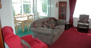 Strathardle has a large comfortable lounge adjacent to the conservatory.